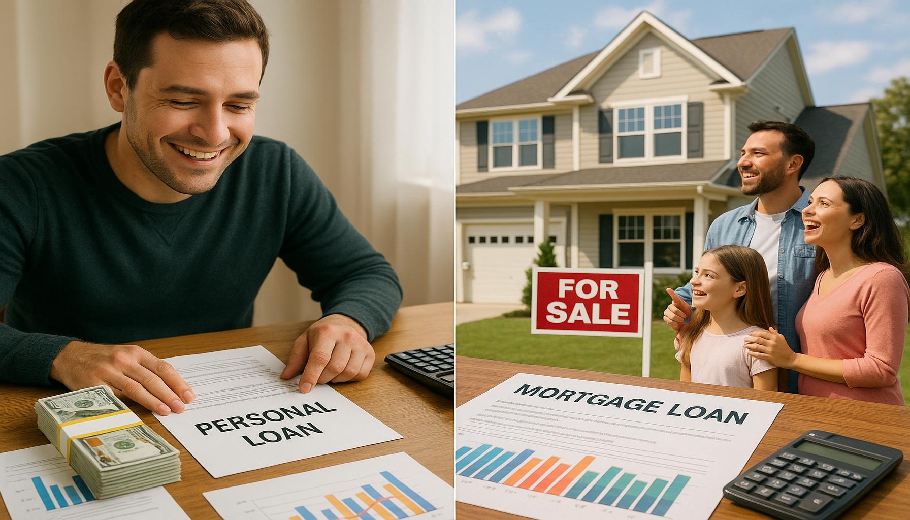Comparación entre préstamos personales y préstamos hipotecarios: ¿cuál es la mejor opción?